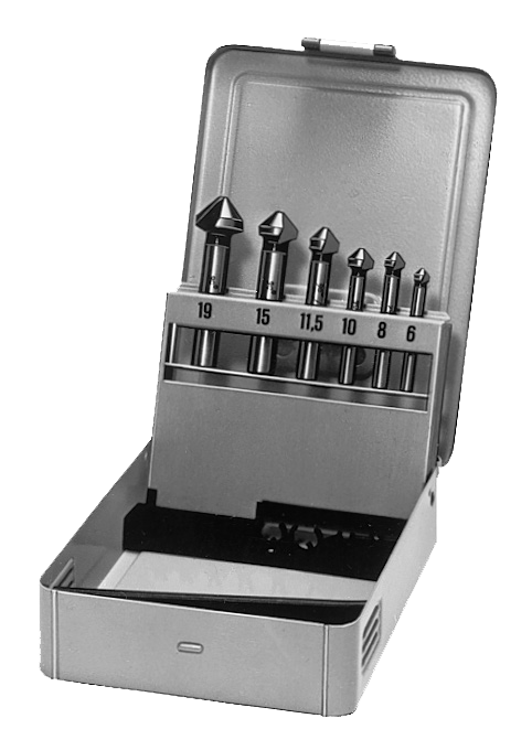 Satz HSS Kegelsenker 90°, DIN 335C